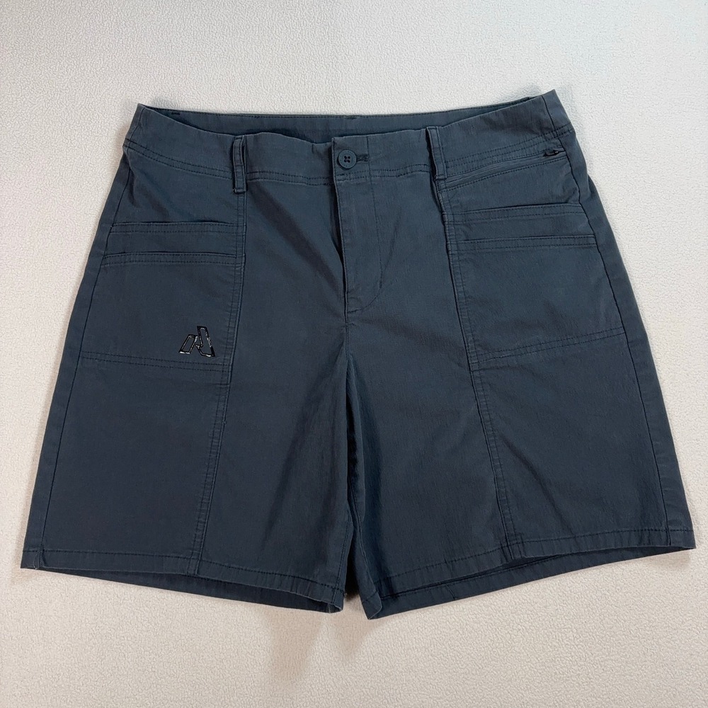 Eddie Bauer First Ascent Shorts Women's‎ 10 / 33x7.5 Gray Specially Dyed Hiking